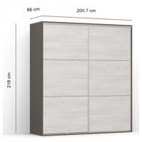 DRESSING LEX 201-218-66 C GRI/MSJ